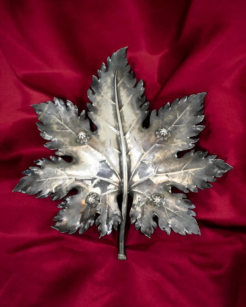 Buccellati - Feuille de lierre en Argent Sterling - Italie, années 60-photo-2